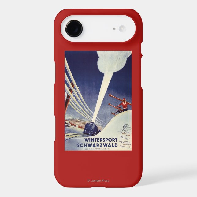 Germany - Skiing in the Black Forest Case-Mate iPhone Case (Back)
