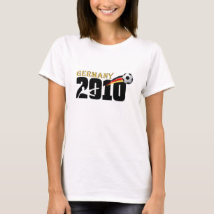 Germany Soccer 2010 fußball fans logo T-Shirt