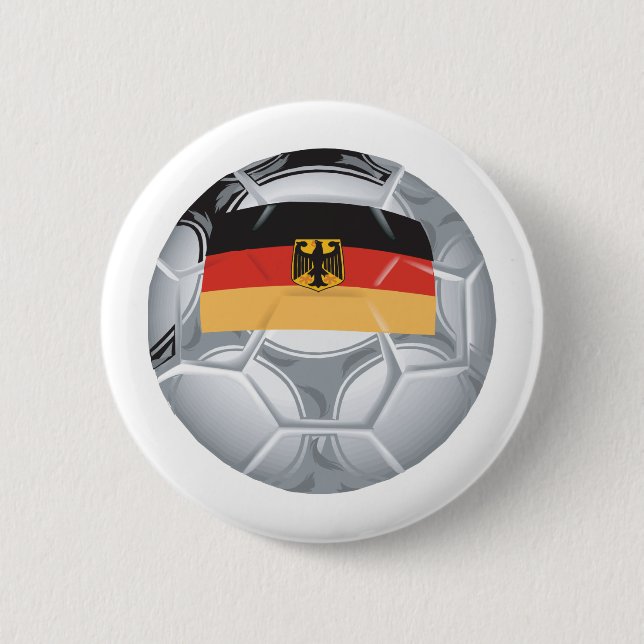 Germany Soccer 6 Cm Round Badge (Front)