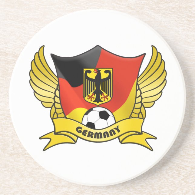 Germany Soccer Coaster (Front)