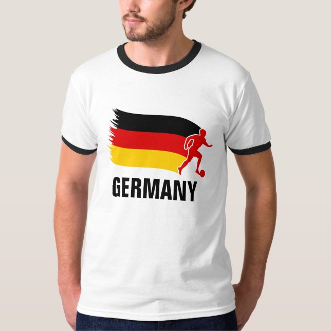 Germany Soccer Flag T-Shirt (Front)