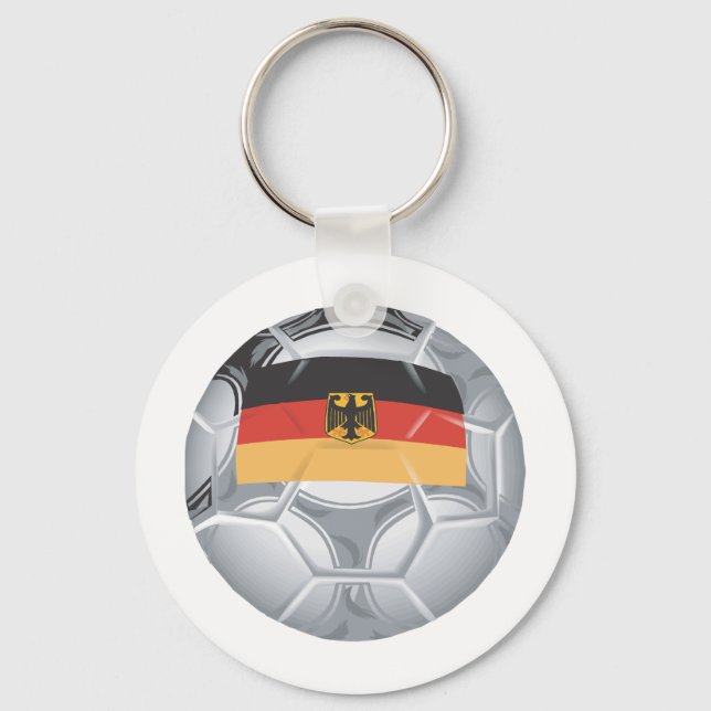 Germany SoccerBall Key Ring (Front)