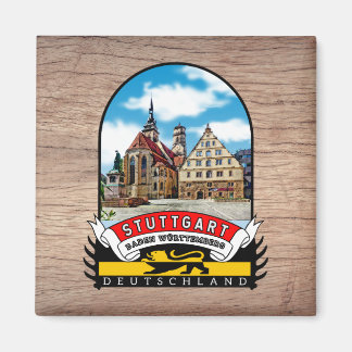 Germany Stuttgart Vintage souvenir Magnet