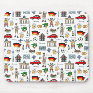 Germany   Symbols Pattern Mouse Pad