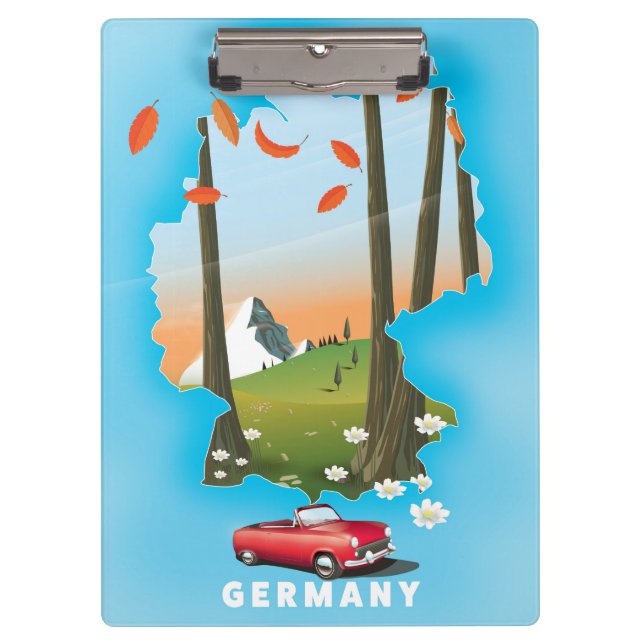 Germany Travel poster. Clipboard (Front)
