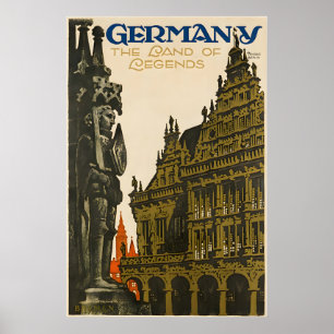 Germany Travel Poster German Art Print