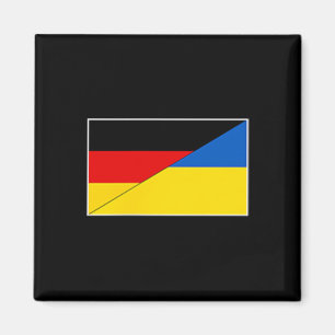 Germany Ukraine Flag German Ukrainian Support Citi Magnet