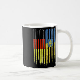 Germany Ukraine German Ukrainian Flag Trident Coffee Mug