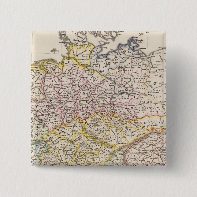Germany under the Saxon 15 Cm Square Badge (Front)