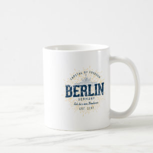 Germany Vacation Souvenir Vintage Berlin Coffee Mug
