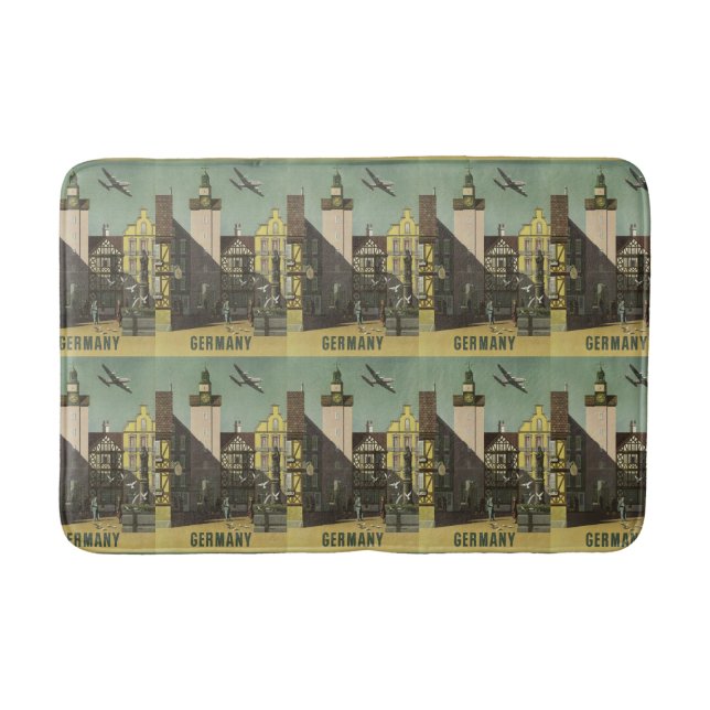 GERMANY Vintage Travel bath mats (Front)