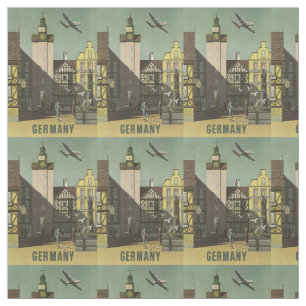 Germany Vintage Travel customisable fabric