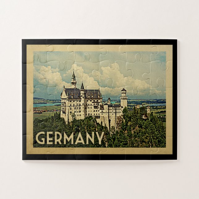 Germany Vintage Travel Jigsaw Puzzle (Horizontal)