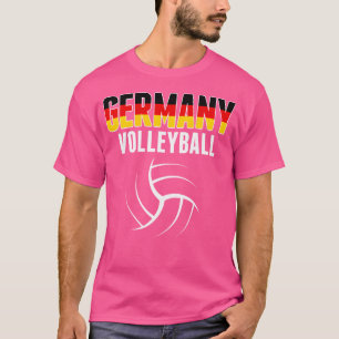 Germany Volleyball Lovers Jersey German Flag Sport T-Shirt