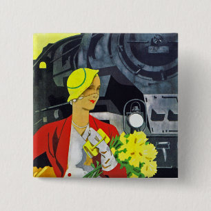 Germany Wants to See You 15 Cm Square Badge