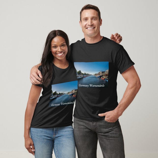 Germany Warnemünde Warnow Channel  T-Shirt (Unisex)