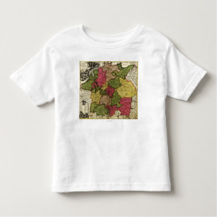 GermanyPanoramic MapGermany Toddler T-Shirt
