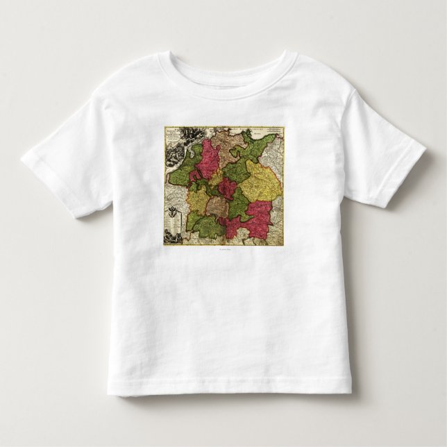 GermanyPanoramic MapGermany Toddler T-Shirt (Front)