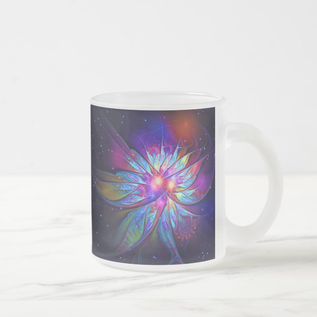 Germination Frosted Glass Coffee Mug (Right)