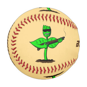 Germinator cyborg plant funny cartoon baseball