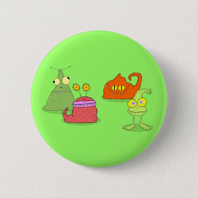 Germs 6 Cm Round Badge (Front)