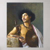 Gérôme - A Bischari Warrior