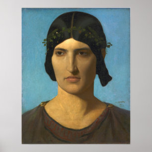 Gérôme - Head Of An Italian Woman Poster