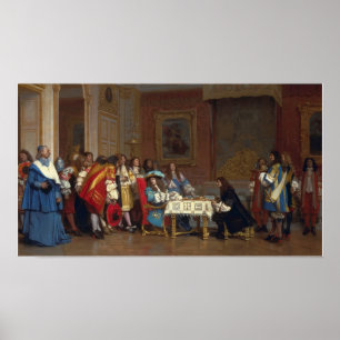 Gérôme - Louis XIV And Moliere Poster