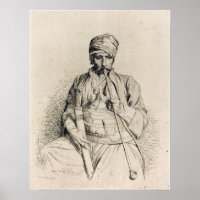 Gérôme - Seated Arab With Pipe 1864