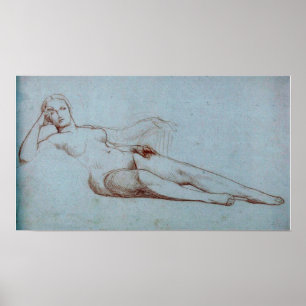 Gérôme - Study Of Figure Woman Poster