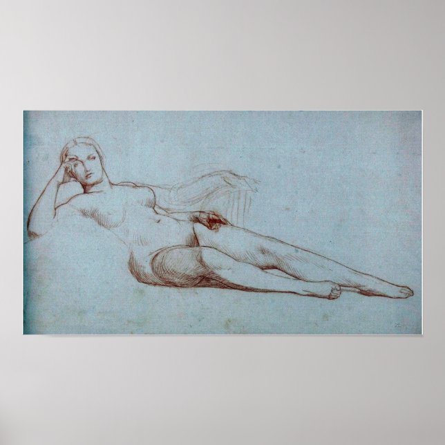 Gérôme - Study Of Figure Woman Poster (Front)