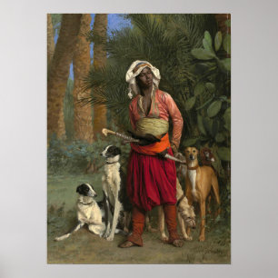 Gérôme - The Negro Master Of The Hounds Poster