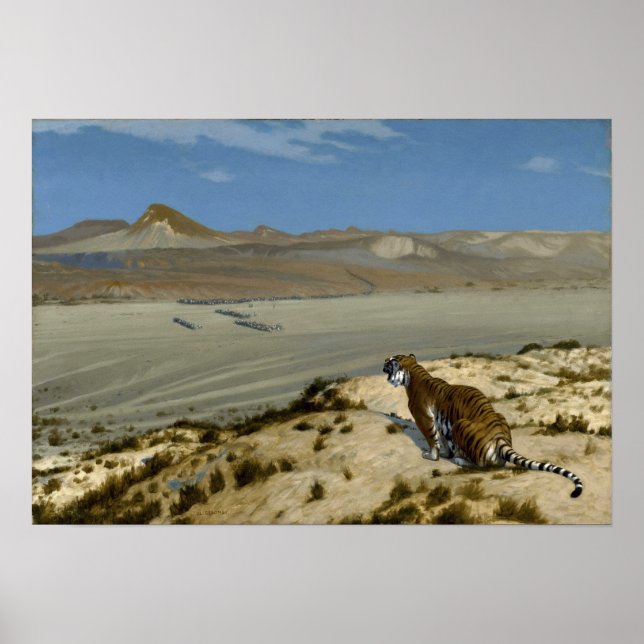 Gérôme - Tiger On The Watch Poster (Front)