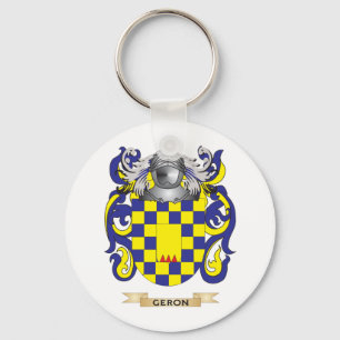 Geron Coat of Arms (Family Crest) Key Ring