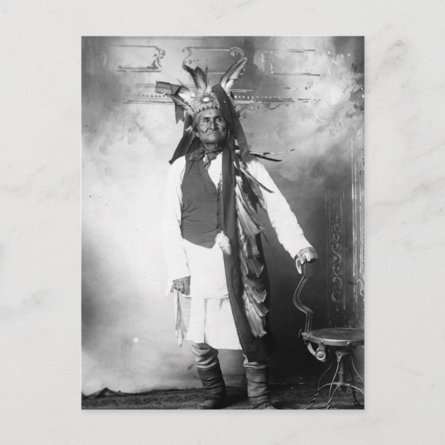 Geronimo - Age 78 Postcard (Front)
