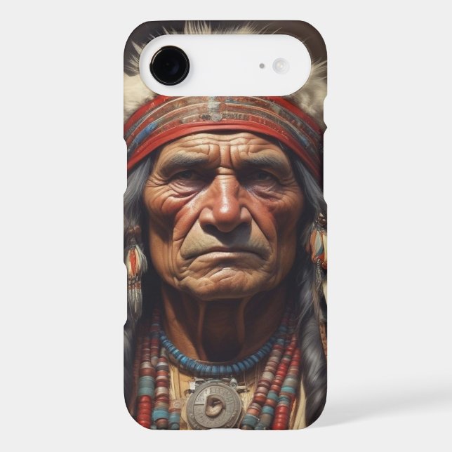 Geronimo Indian Chief Warrior Portrait (Back)