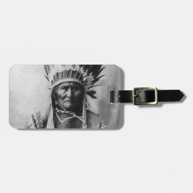 Geronimo Luggage Tag (Front Horizontal)
