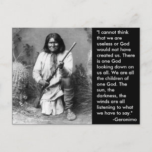 Geronimo Postcard