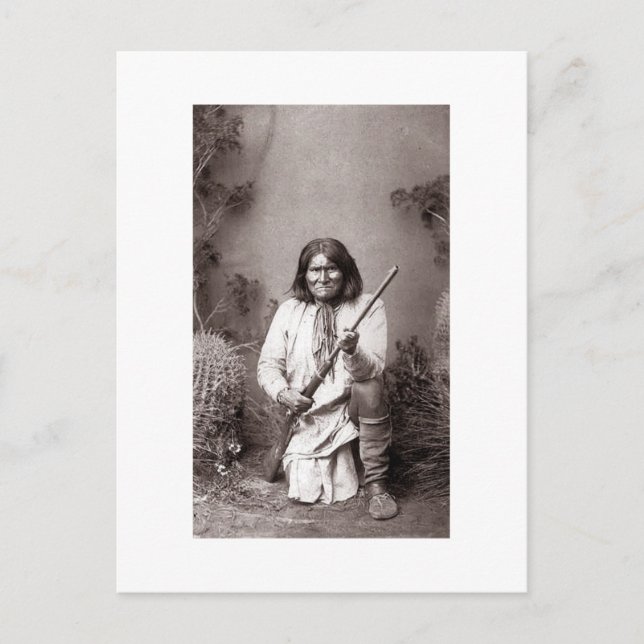 Geronimo - Vintage Postcard (Front)