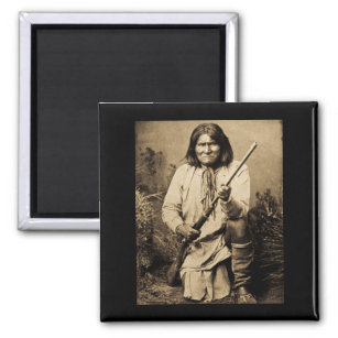 Geronimo with Rifle 1886 Magnet