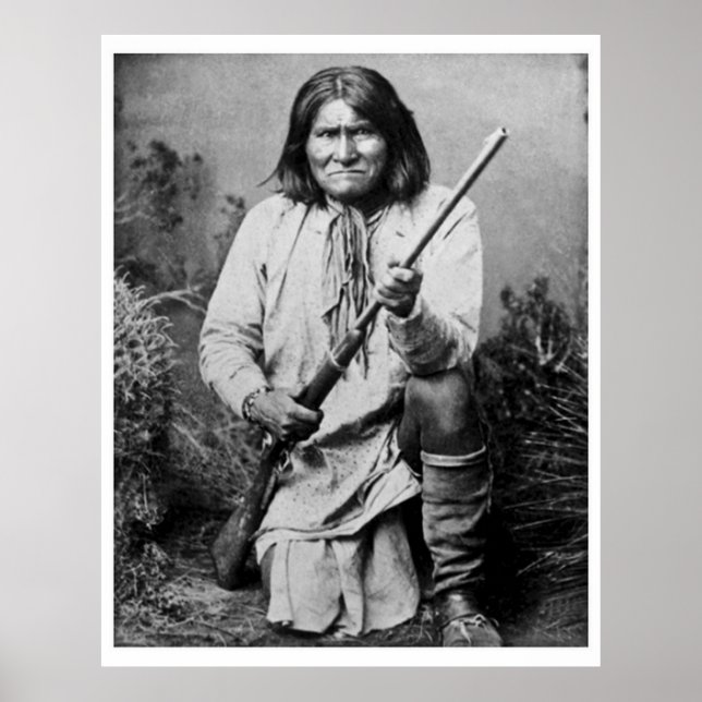 Geronimo with Rifle 1886 Poster (Front)