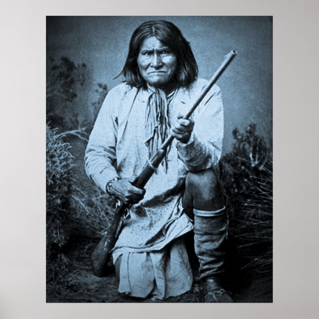 Geronimo with Rifle 1886 Poster (Front)