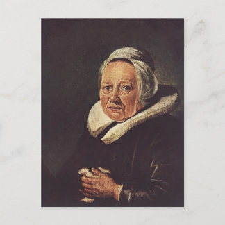 Gerrit Dou- Portrait of an Old Woman Postcard