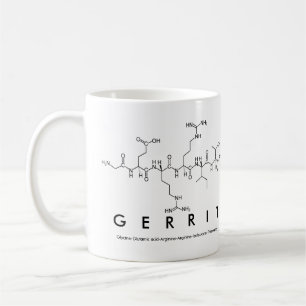 Gerrit peptide name mug