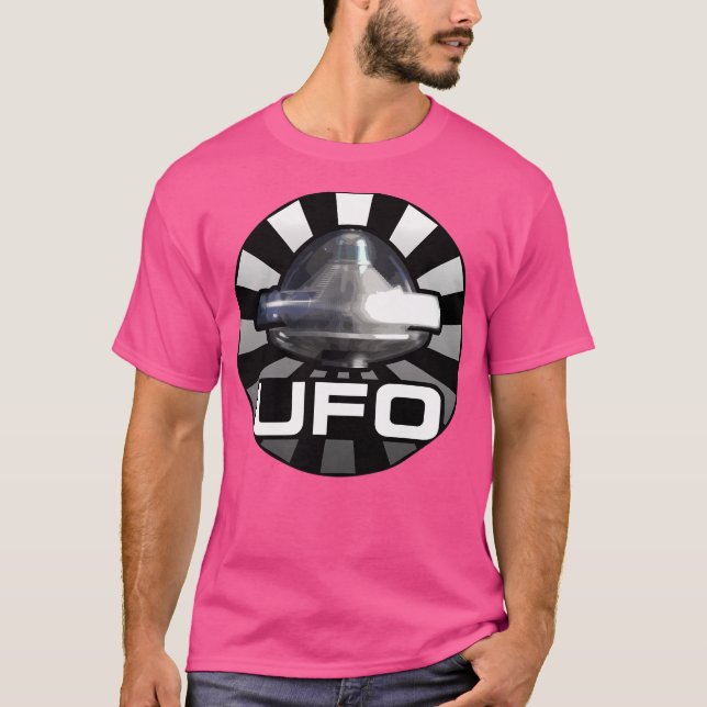 Gerry Anderson'S Ufo - Alien Spacecraft T-Shirt (Front)