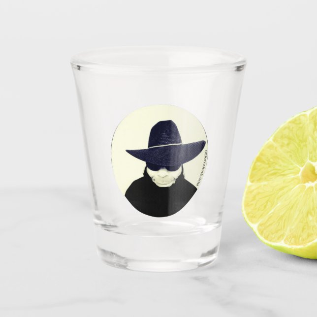 Gerry Arias Shot Glass (Front)