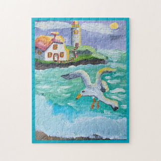 Gertrude Gull And The Lighthouse Jigsaw Puzzle