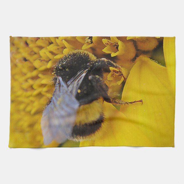 Geschirrtuch fleissige Biene Tea Towel (Horizontal)