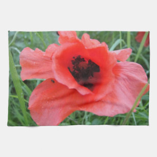 Geschirrtuch Mohnblumenkelch Tea Towel