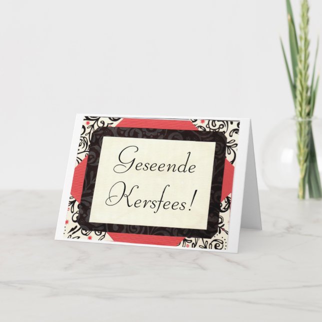 Geseende Kersfees! Holiday Card (Front)